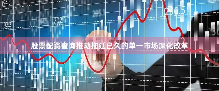 股票配资查询推动拖延已久的单一市场深化改革
